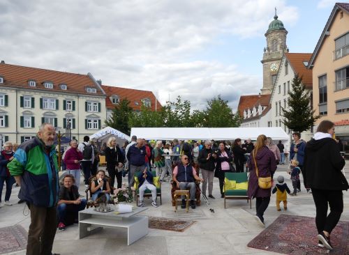 das interkulturelle Outdoor Wohnzimmer in Hechingens MItte sgr