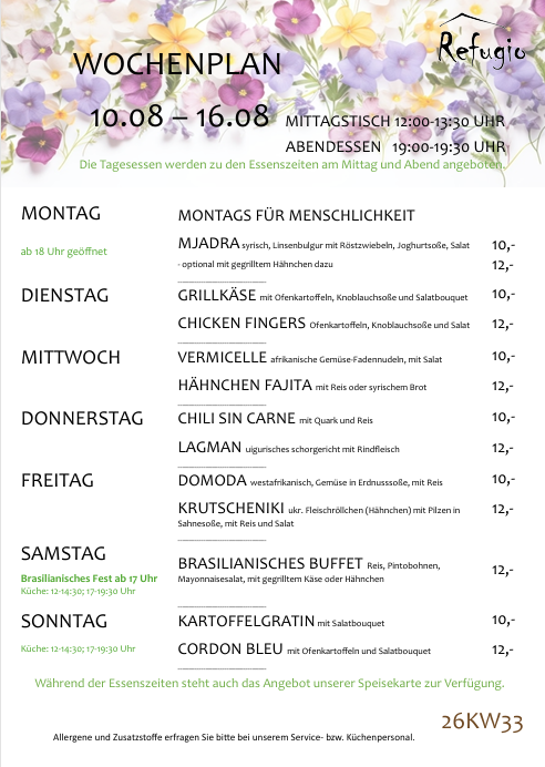26KW33 Tagesessen